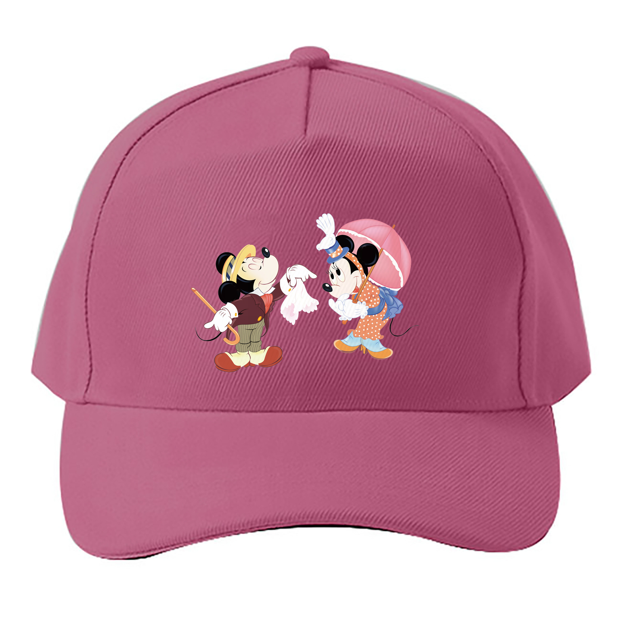 （画像用） ミッキーマウス Mickey Mouse ベースボールキャップ 綿100％ 男女兼用 帽子 スポーツ